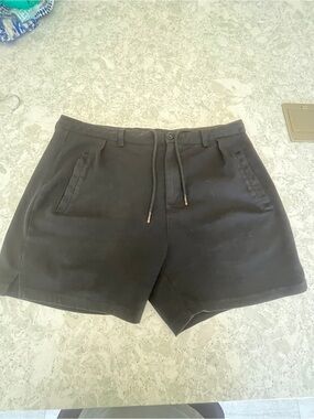 YoungLA Black Men's Hybrid Drawstring Shorts